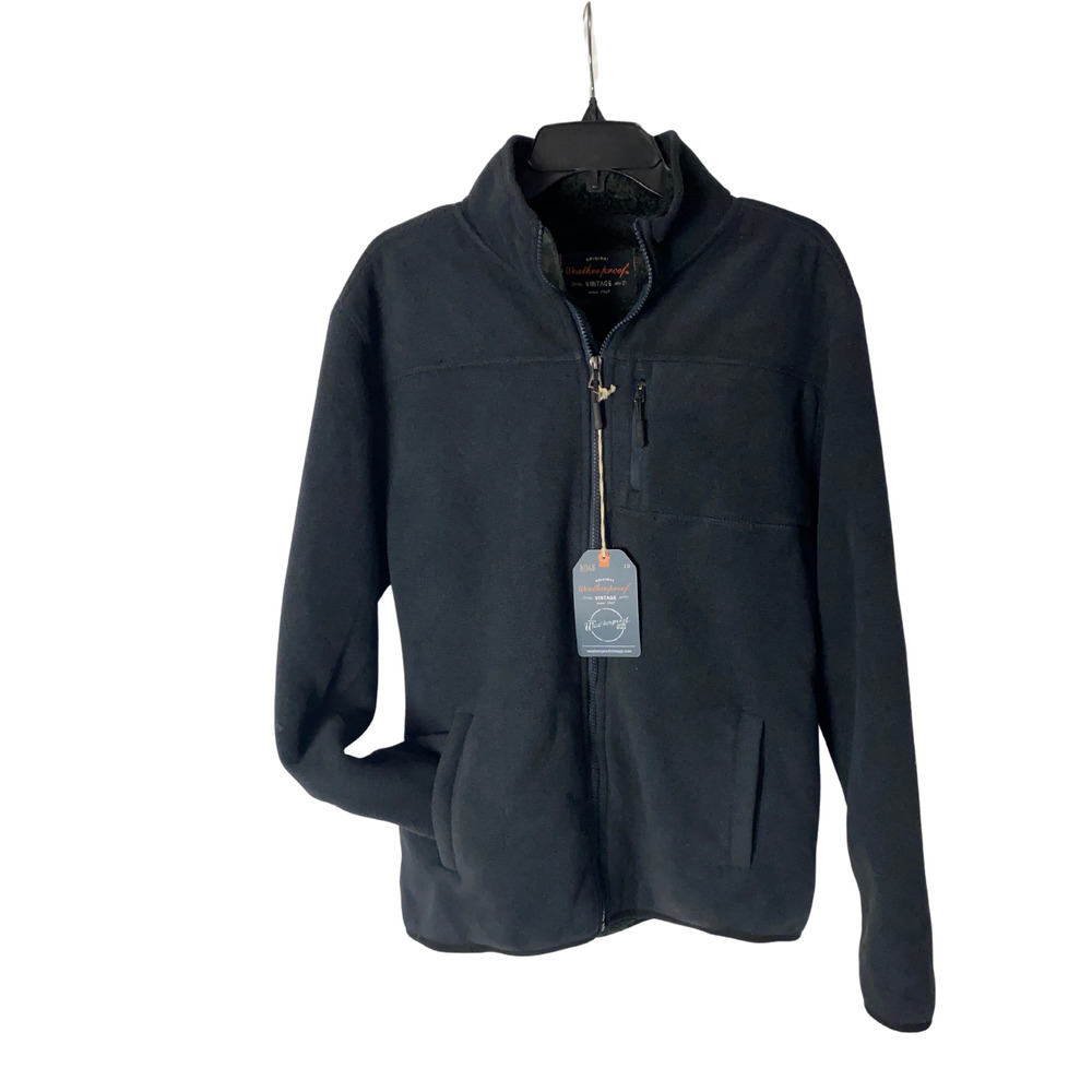 Weatherproof Faux Shearling Lined Funnel Neck Jacket Dark Navy S